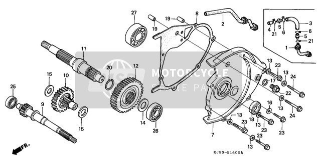 Honda CH125 1993 Transmission pour un 1993 Honda CH125